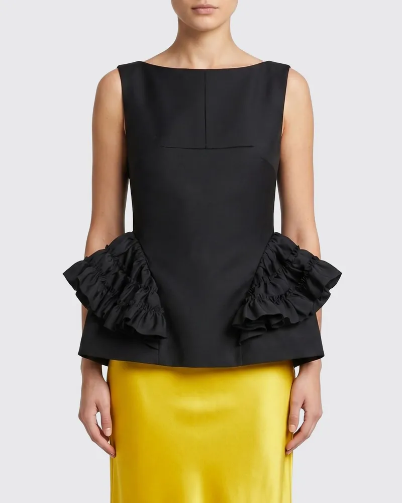 Dries van Noten Top damen Schwarz