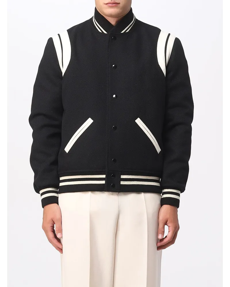 Saint Laurent Jacke herren Schwarz