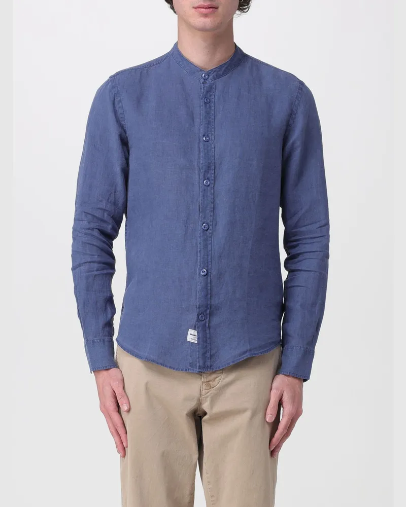 Blauer Hemd herren Avion