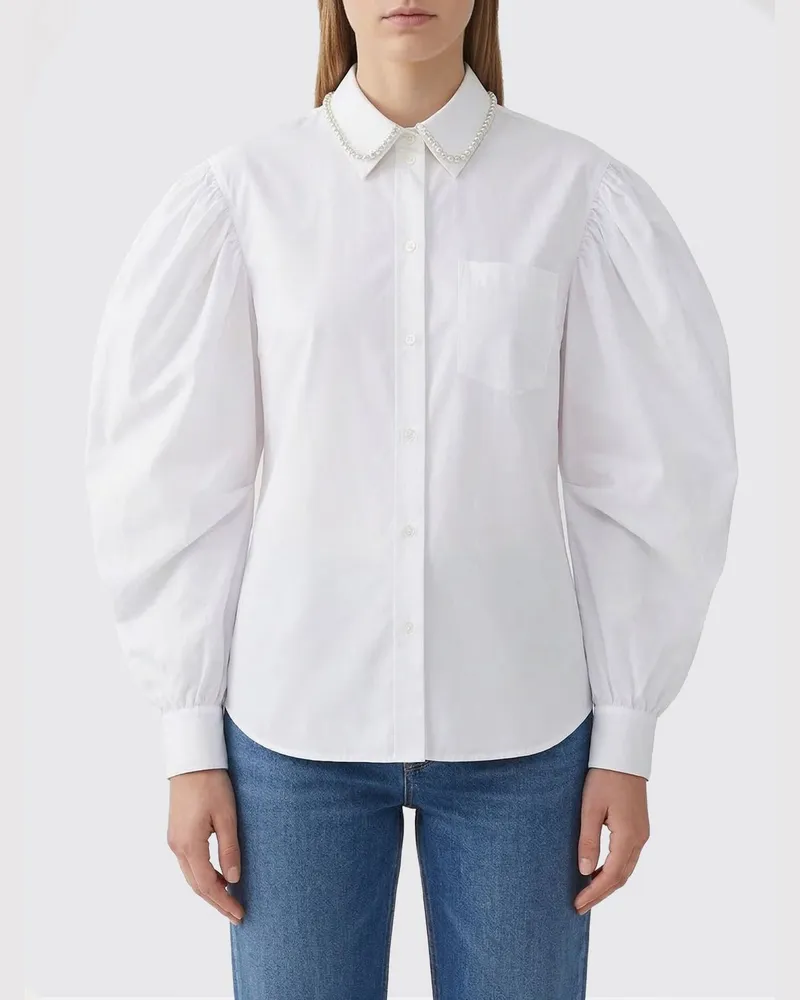 Simone Rocha Hemdbluse damen Weiß