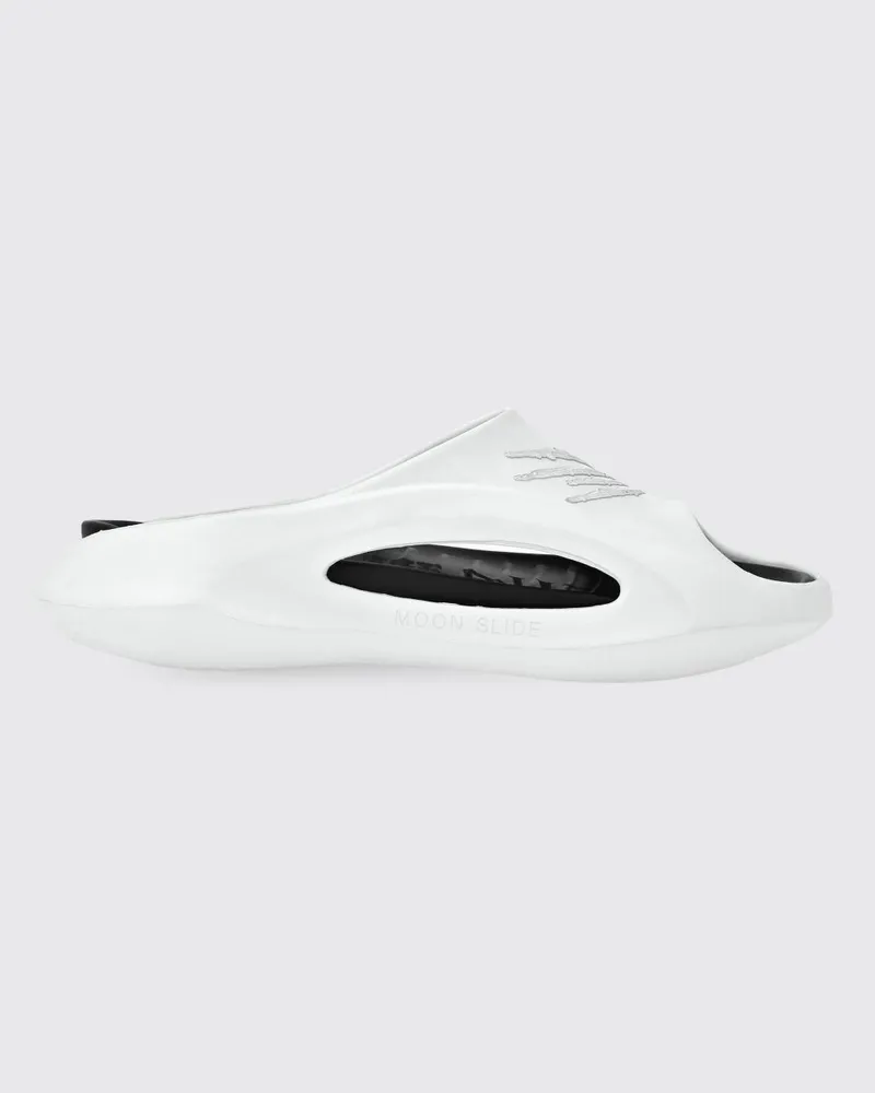 Philipp Plein Sliders aus Gummi Weiß