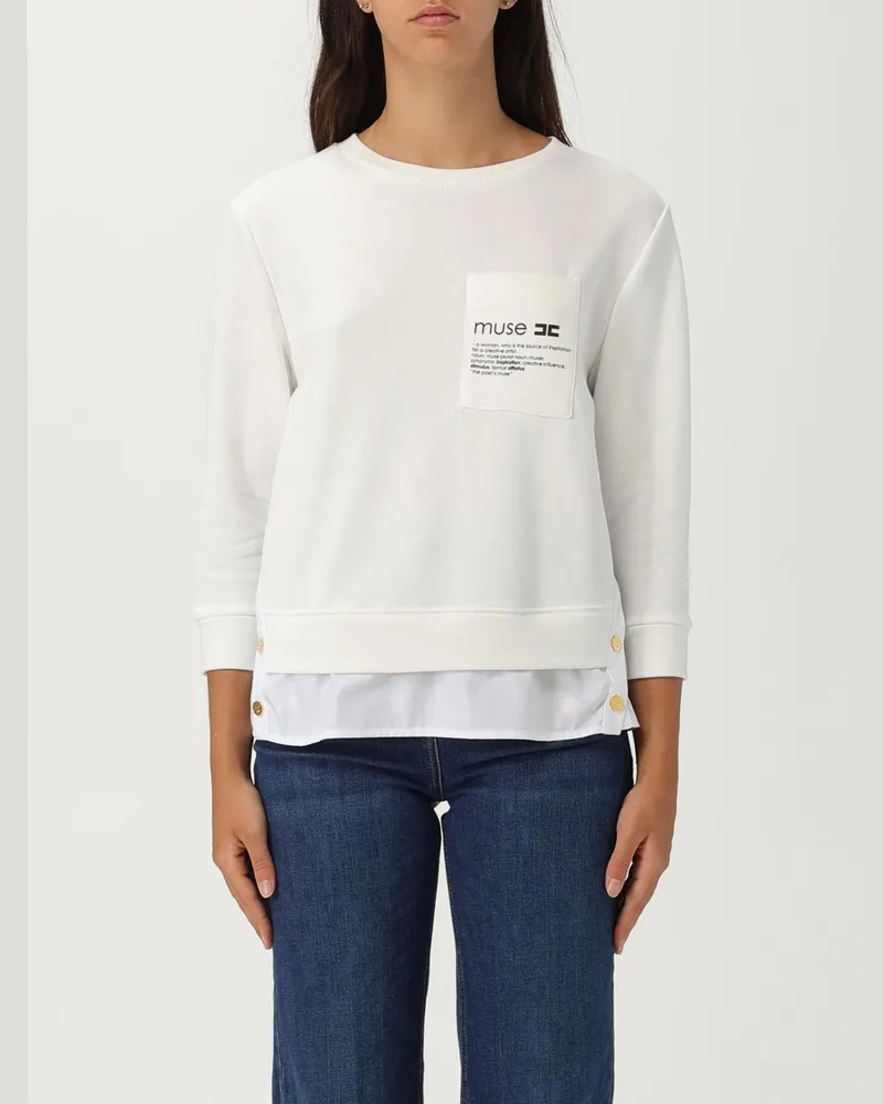 Elisabetta Franchi Pullover damen Ivory