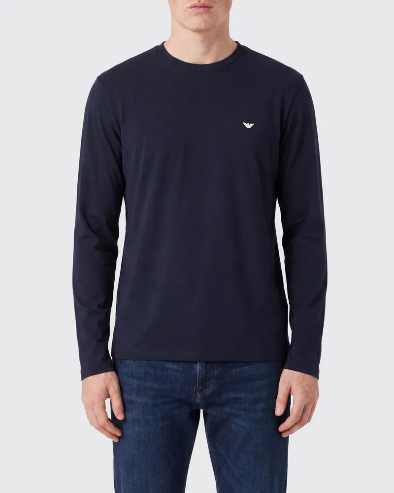 Emporio Armani Polo herren Blau