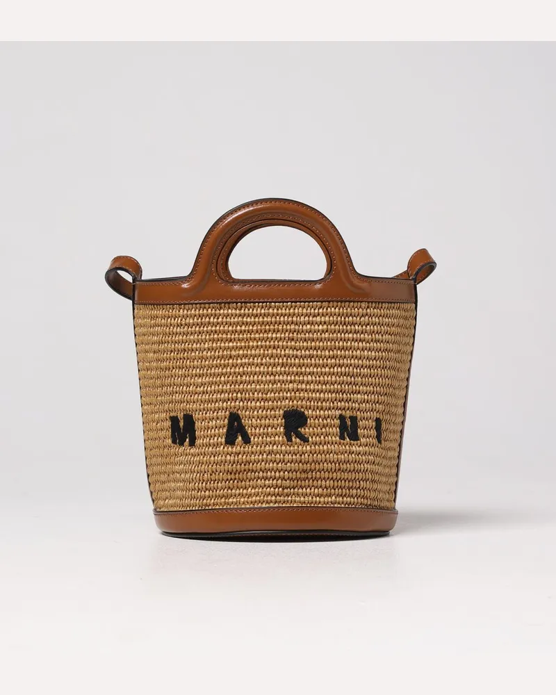 Marni Schultertasche damen Leder