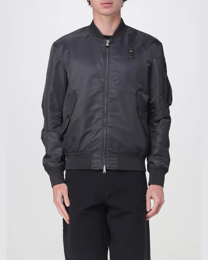 Blauer Mantel herren Schwarz