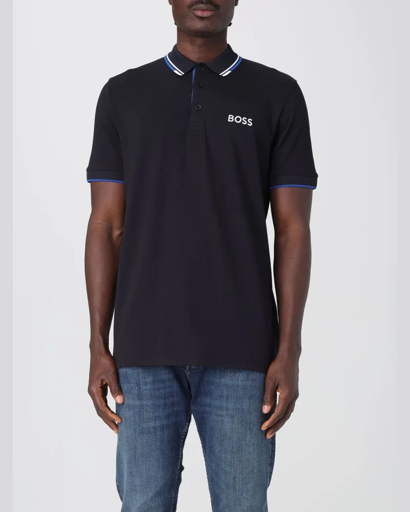 HUGO BOSS Polo herren Blau