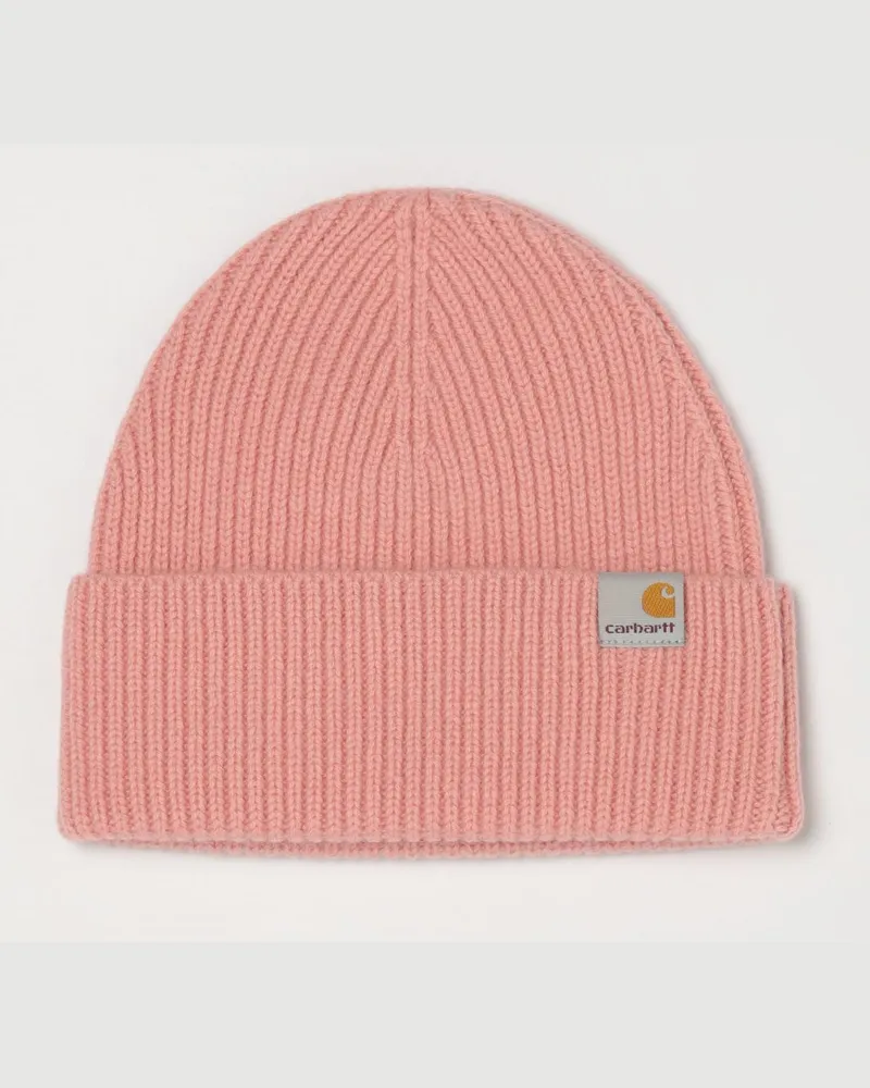 Carhartt WIP Gerippte Gabe Beanie von aus Woll-Kaschmir-Mischung mit Umschlag Hortensien