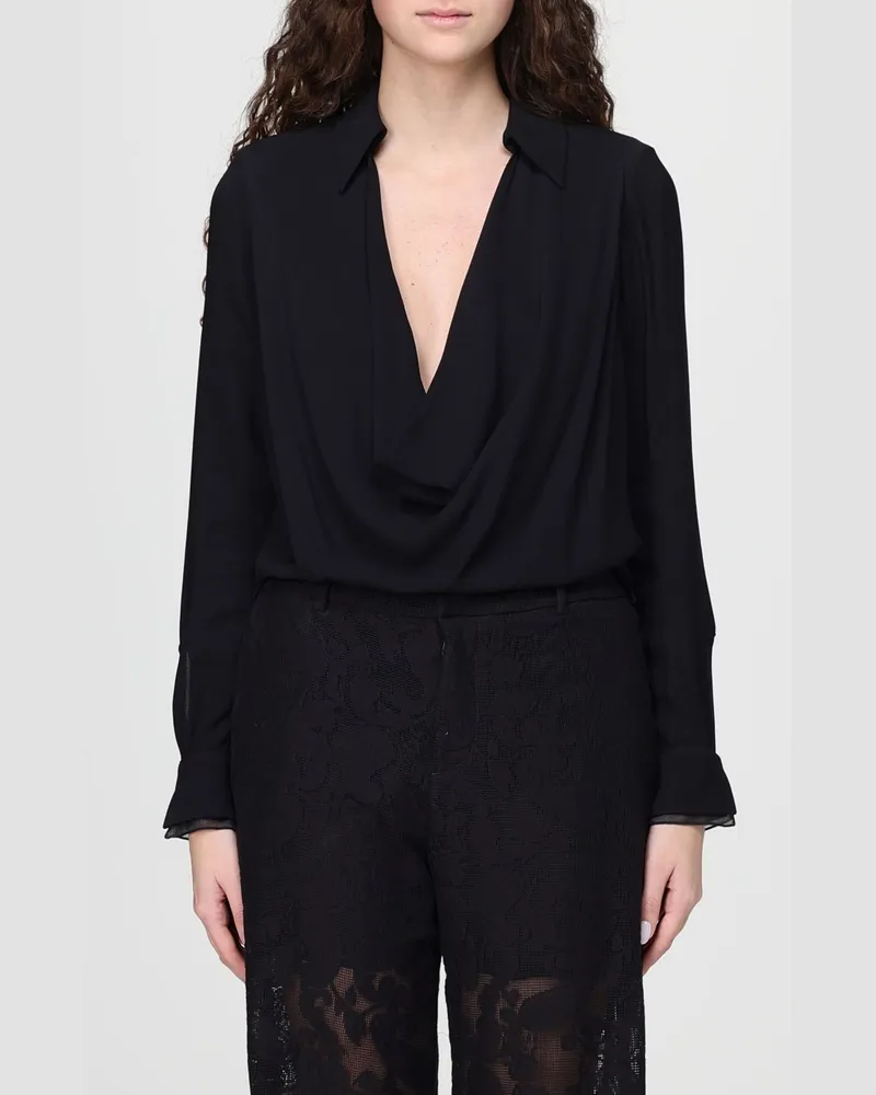 Elisabetta Franchi Hemdbluse damen Schwarz
