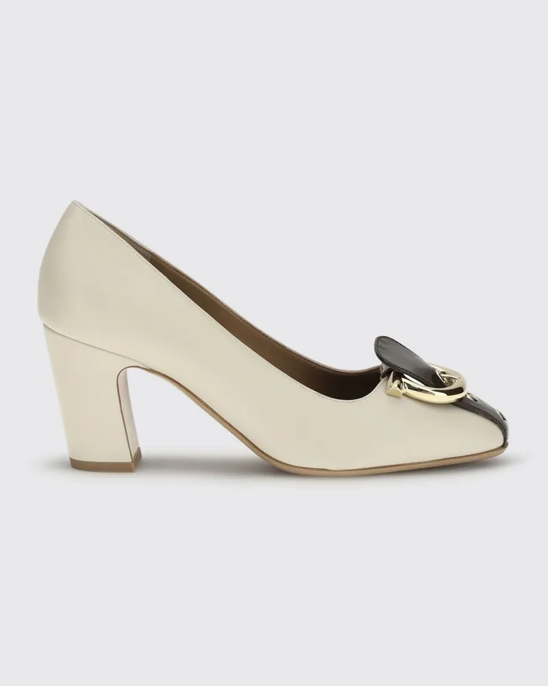 Ferragamo Schuhe damen Cream