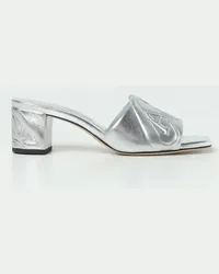 Alexander McQueen Schuhe Silber