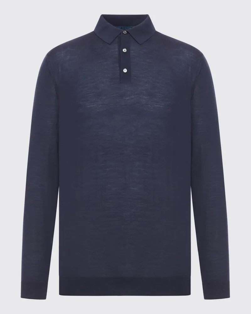 Kiton Polo herren Blau