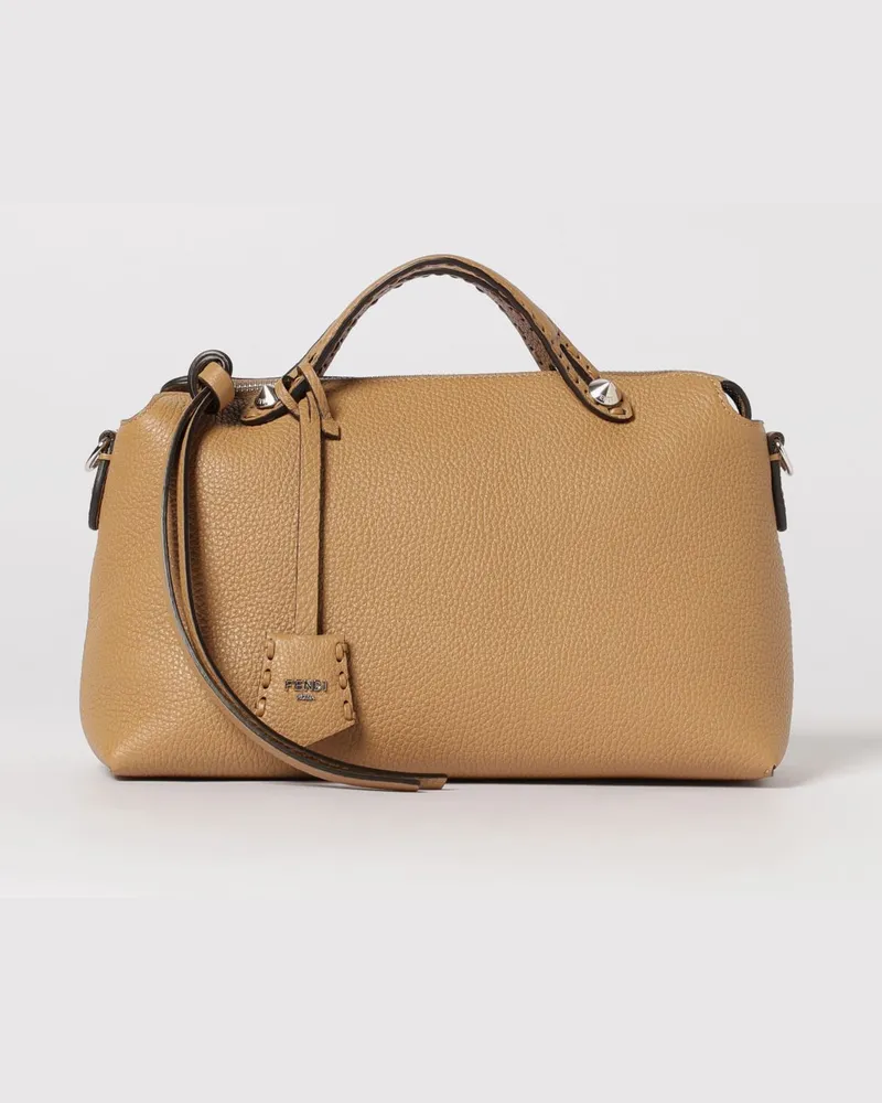Fendi Schultertasche damen Beige
