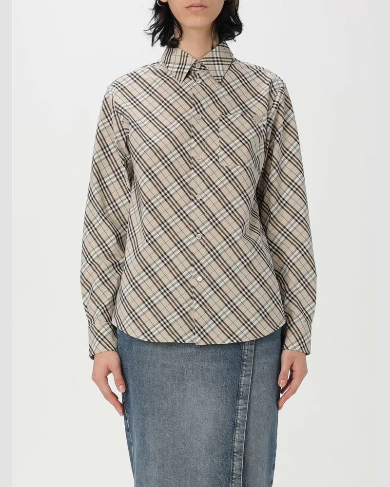 Burberry Hemdbluse damen Braun