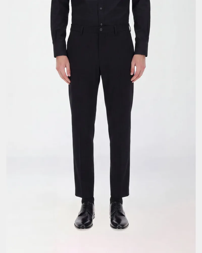 Dolce & Gabbana DOLCE  GABBANA Maßgeschneiderte Hose aus Schurwolle Dolce & Gabbana Schwarz