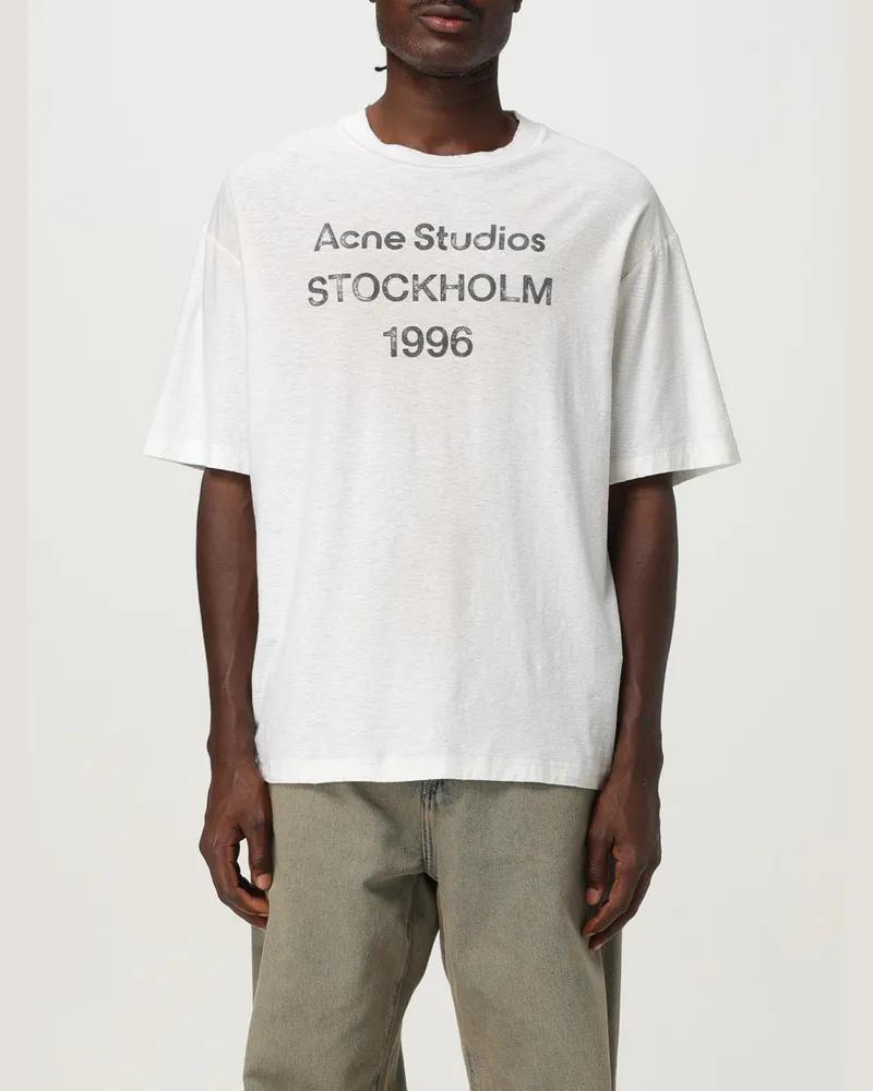 Acne Studios T-shirt herren Weiß
