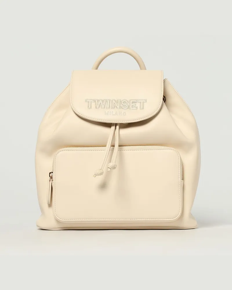 Twin-Set Rucksack damen Weiß
