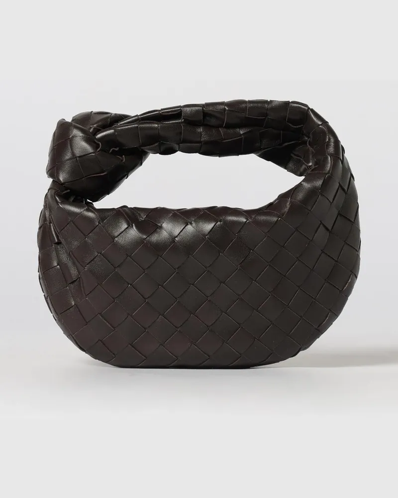 Bottega Veneta Jodie Mini Tasche aus Intrecciato-Leder Kakao