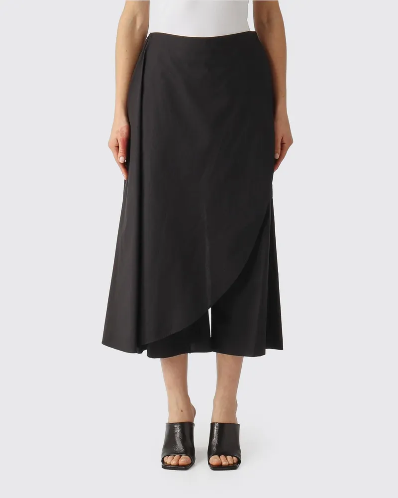 MEIMEIJ Cropped-Hose aus Baumwolle Schwarz