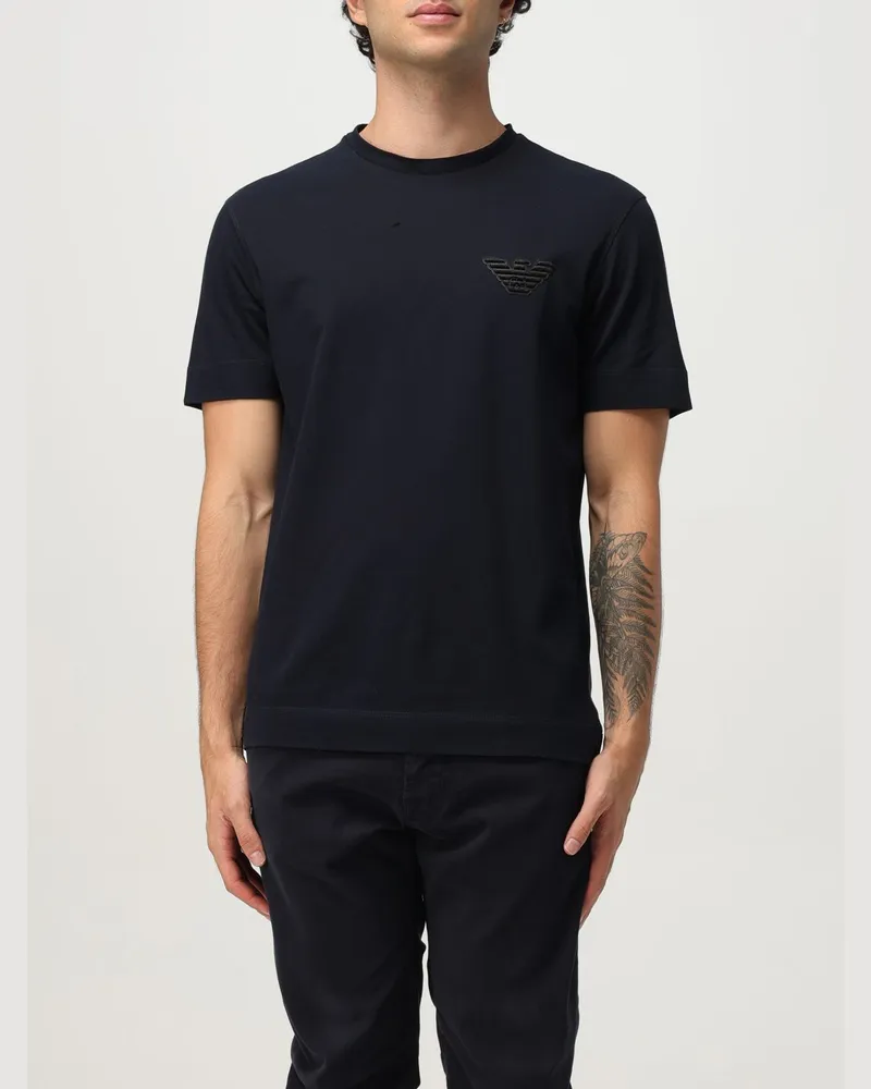Emporio Armani T-shirt herren Blau