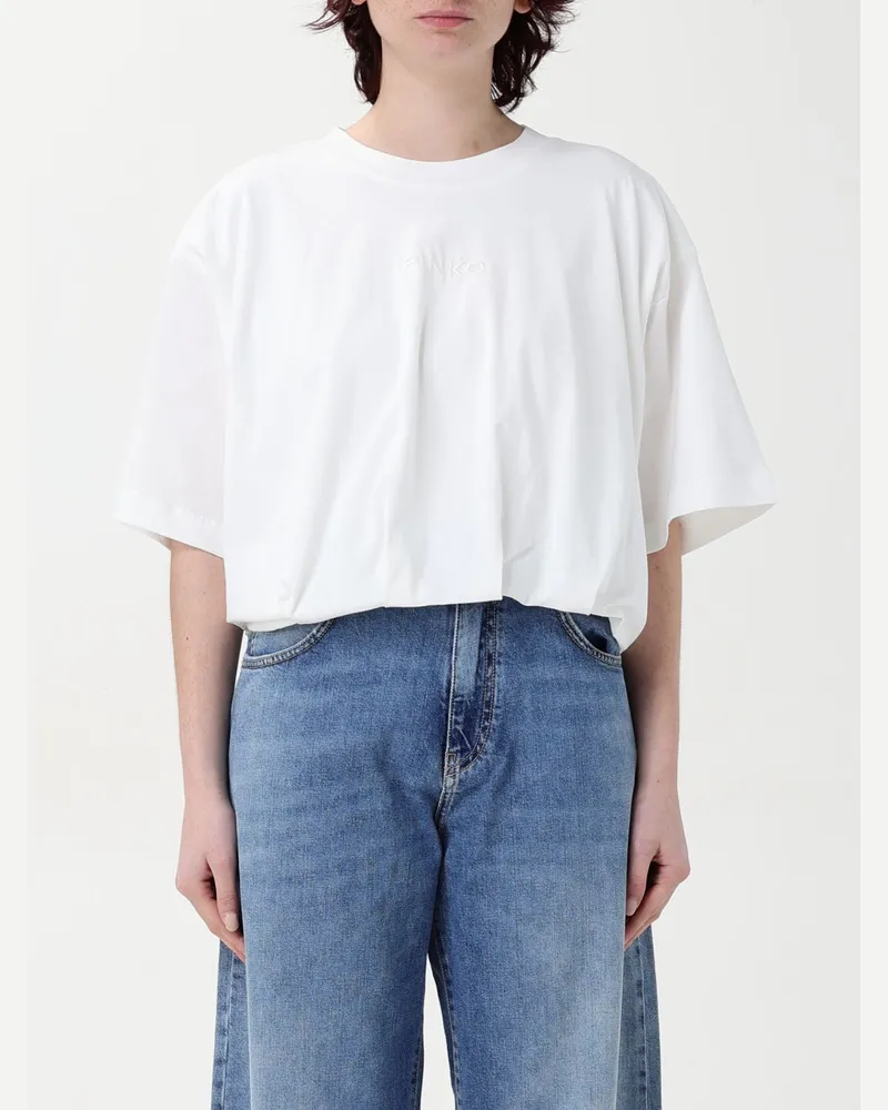 Pinko T-shirt damen Weiß