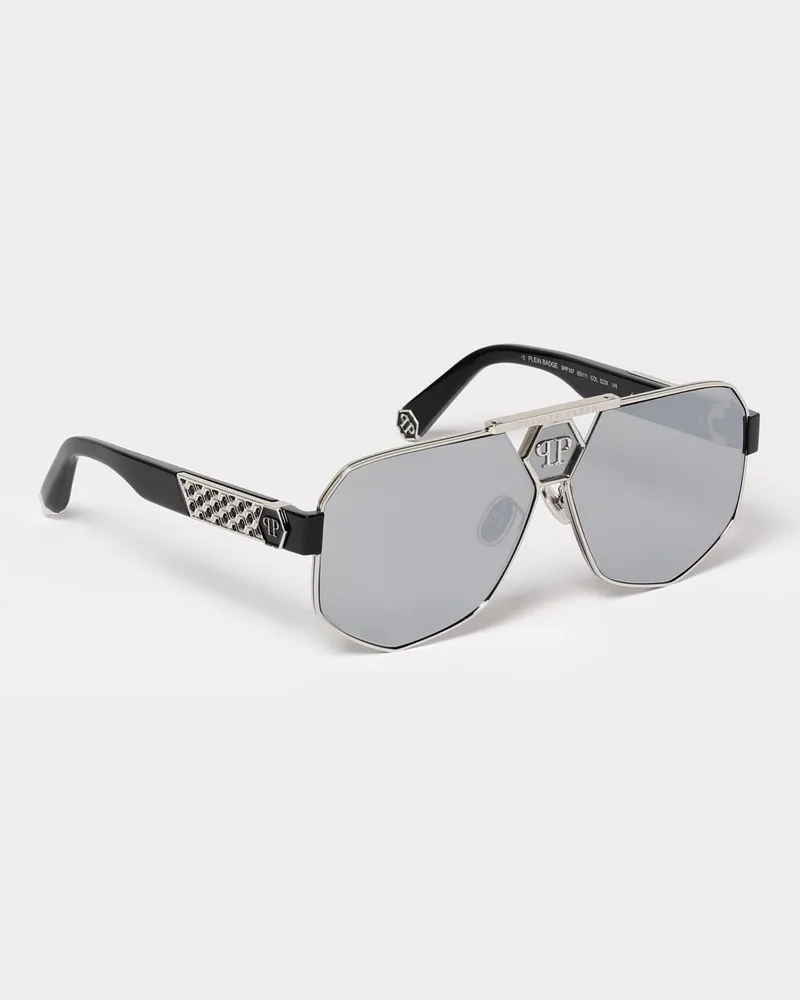Philipp Plein Sonnenbrillen herren Silber