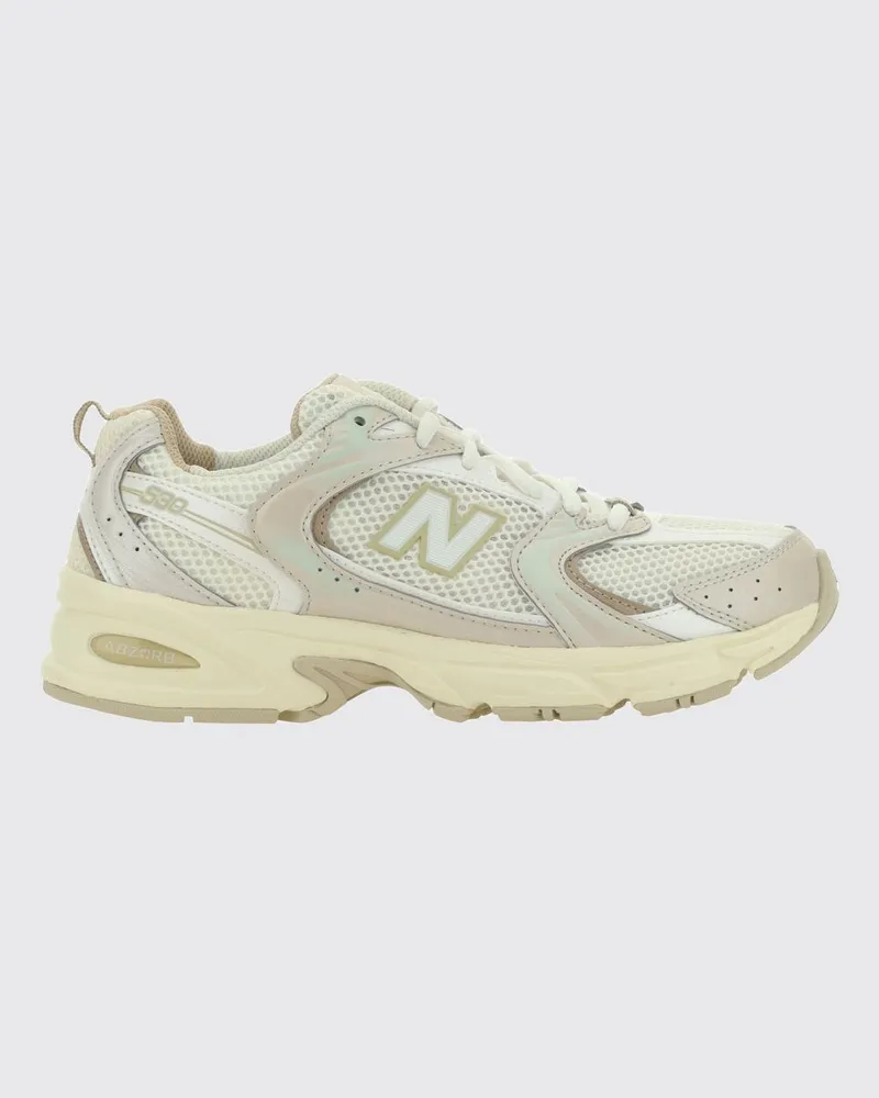 New Balance 530 Low-Top-Sneaker aus Mesh mit hinterer Zuglasche und gezackter Sohle Beige