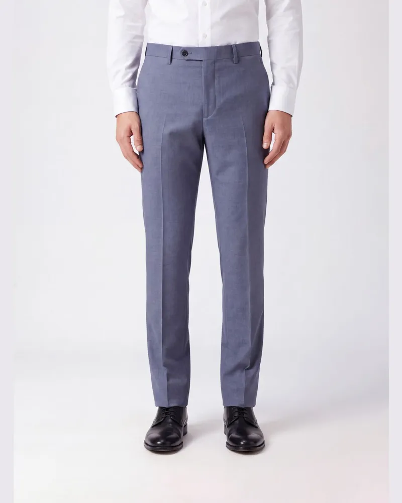 Incotex Slim-Fit Chino aus Wollflanell mit versetztem Verschluss Grau