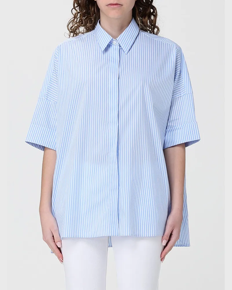 Fay Hemdbluse damen Himmelblau