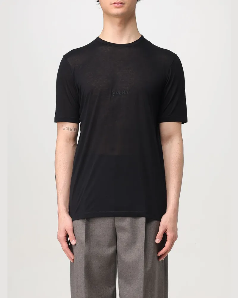 Saint Laurent T-shirt herren Schwarz