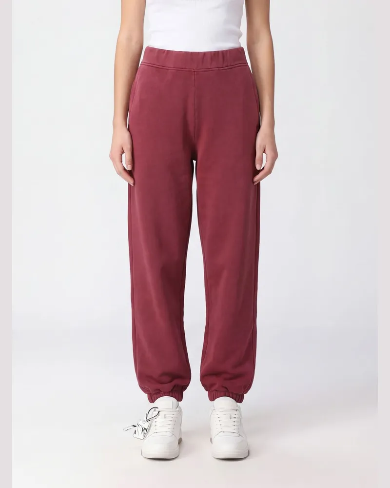 OFF-WHITE Jogginghose aus Baumwolle mit elastischem Bund und geradem Saum Pink