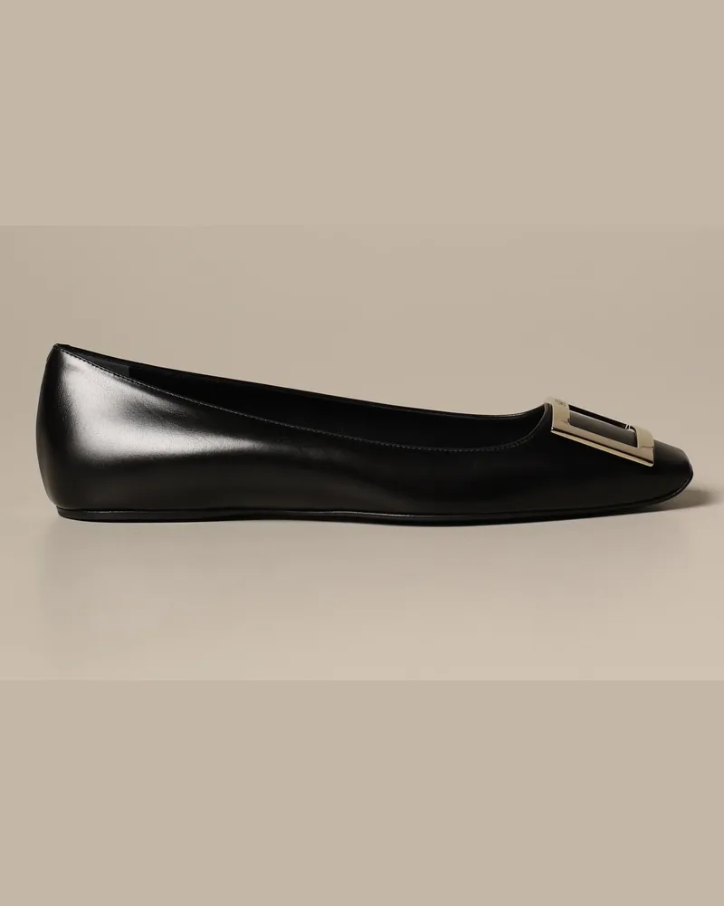 Roger Vivier Damen Ballerinas Schwarz