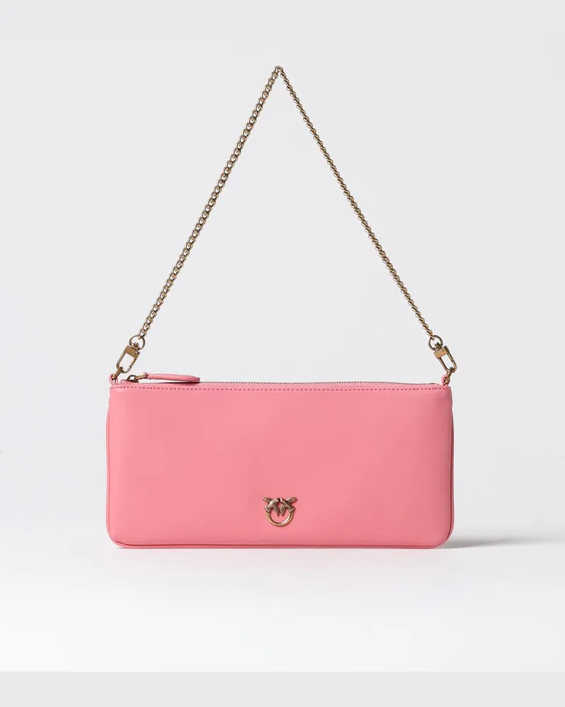 Pinko Schultertasche damen Peach