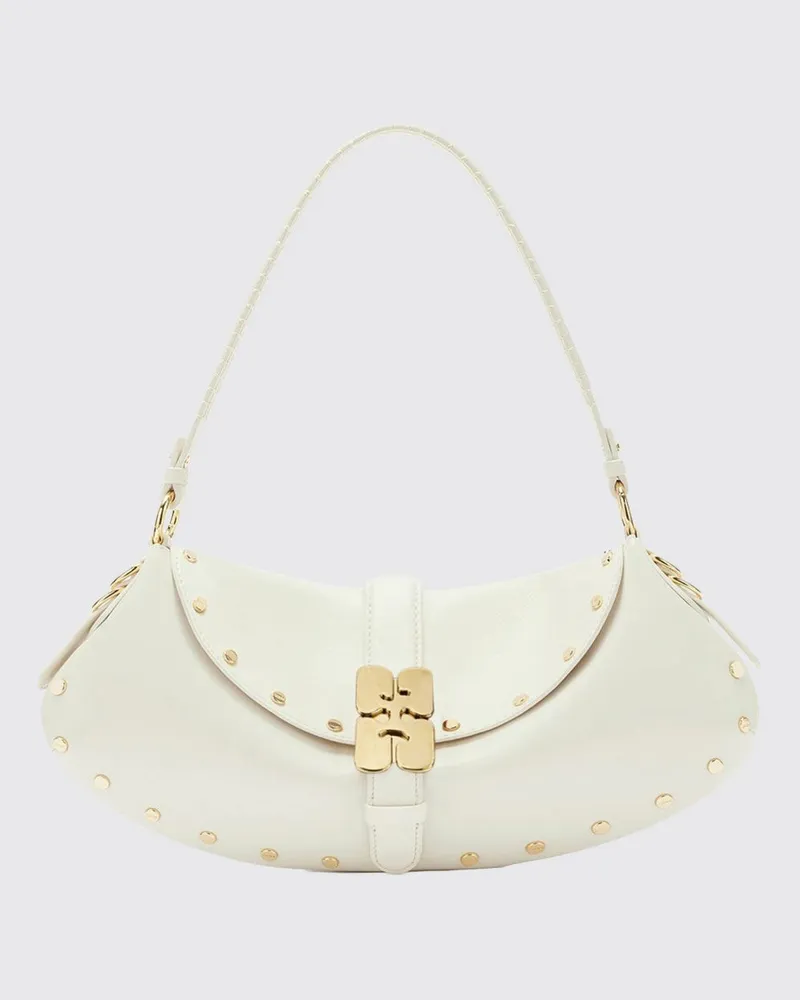 Ganni Schultertasche damen Nude