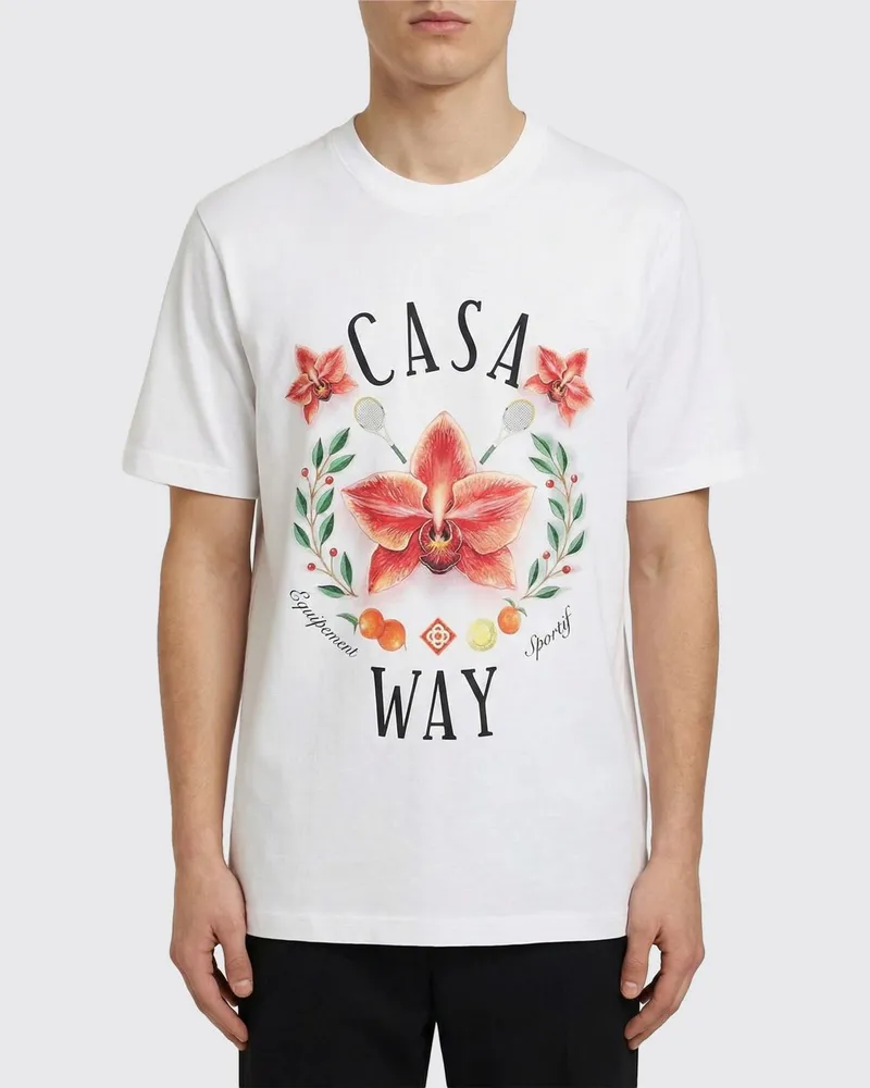 Casablanca Paris T-shirt herren Weiss