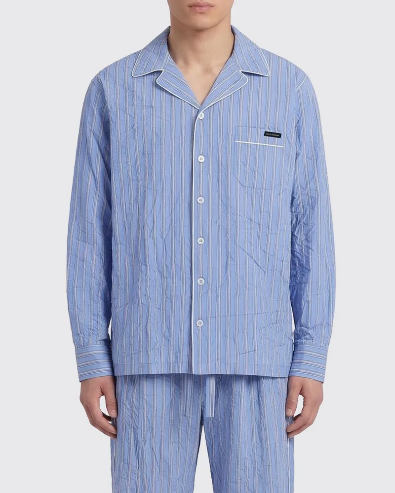 Dolce & Gabbana Hemd herren Dolce & Gabbana Blau