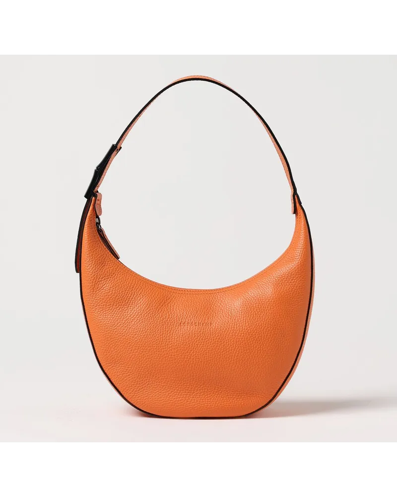 Longchamp Schultertasche damen Orange