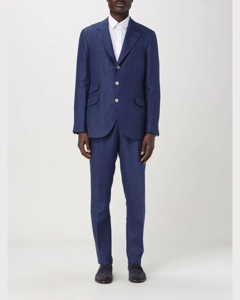 Brunello Cucinelli Anzug herren Blau
