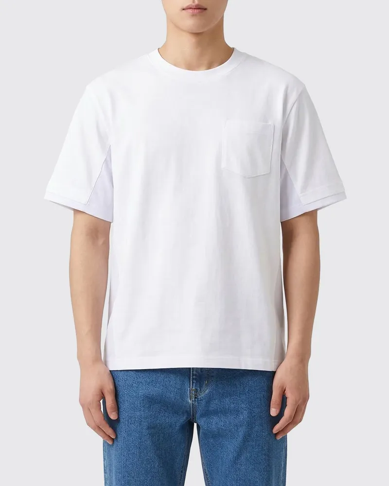 Sacai T-shirt herren Weiß