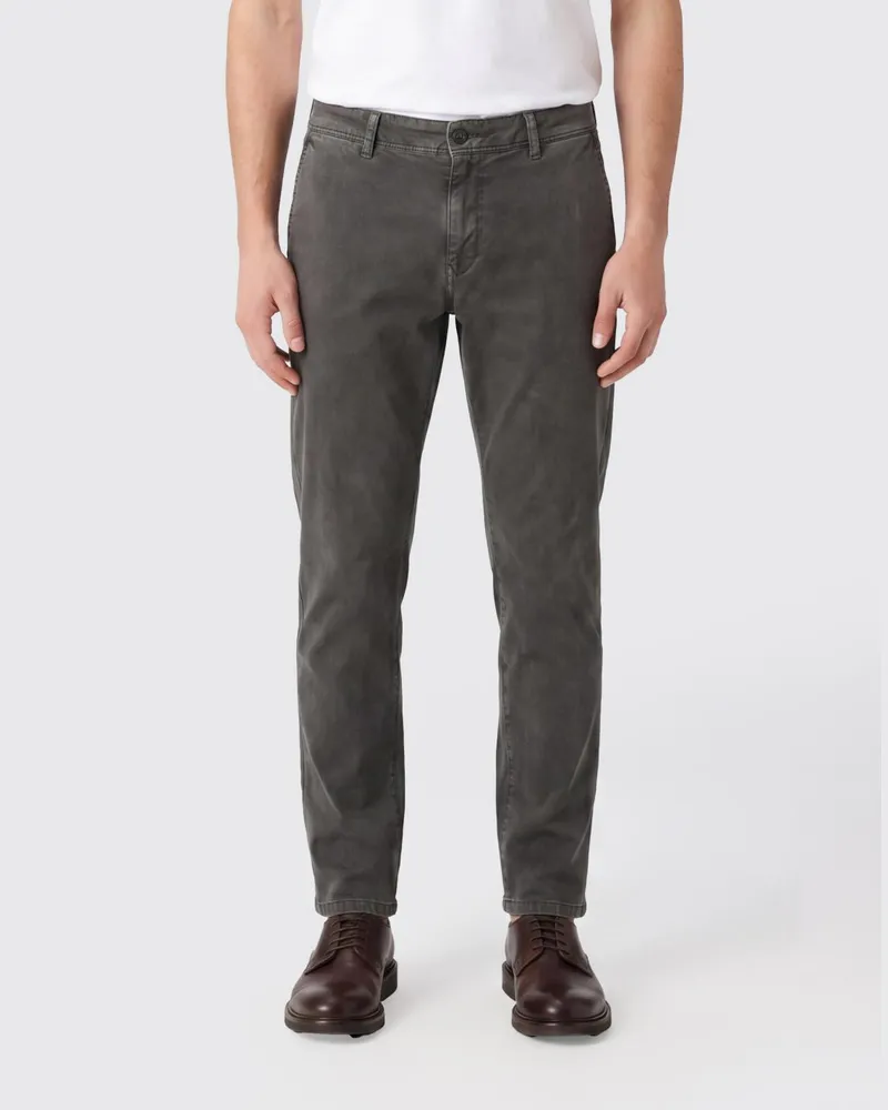 PT TORINO Stretch-Baumwoll-Chino Grau