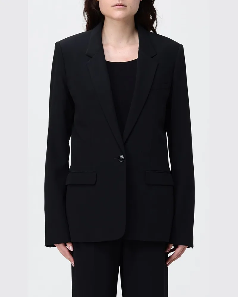 Isabel Marant Seidenblazer Schwarz