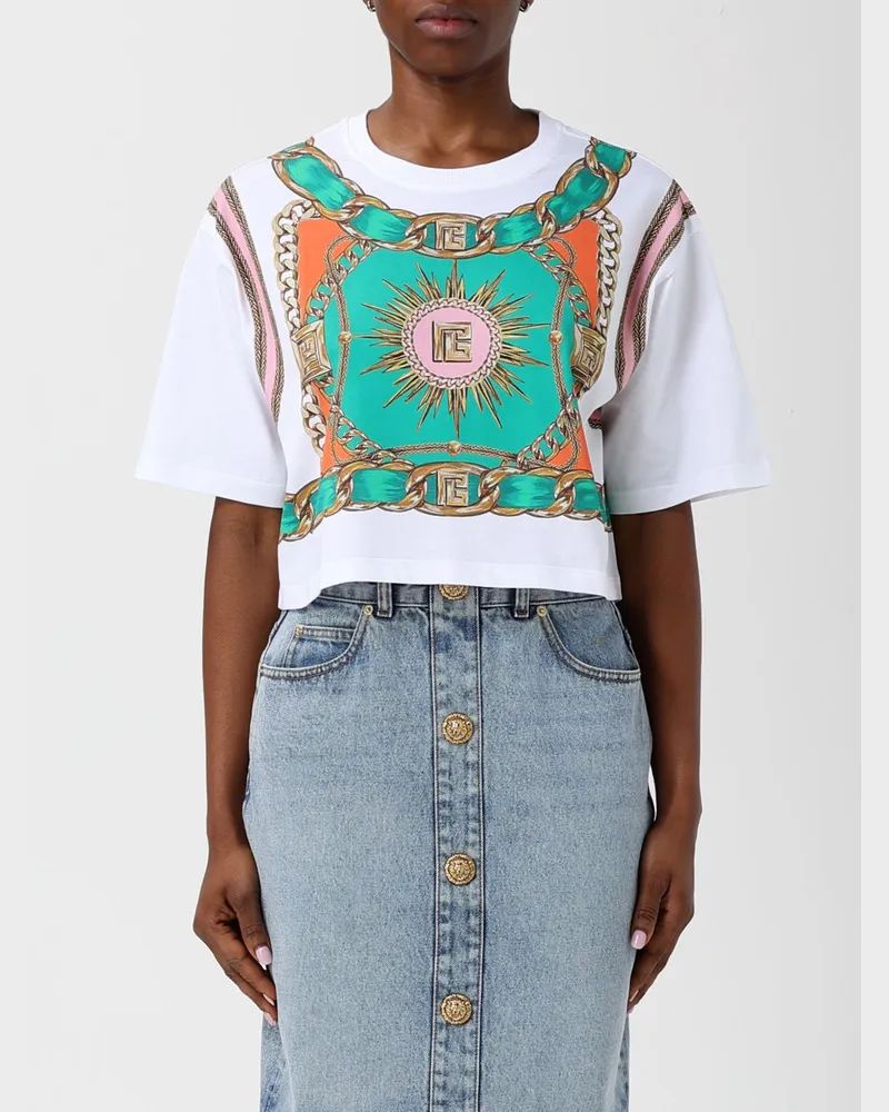 Balmain T-shirt damen Bunt