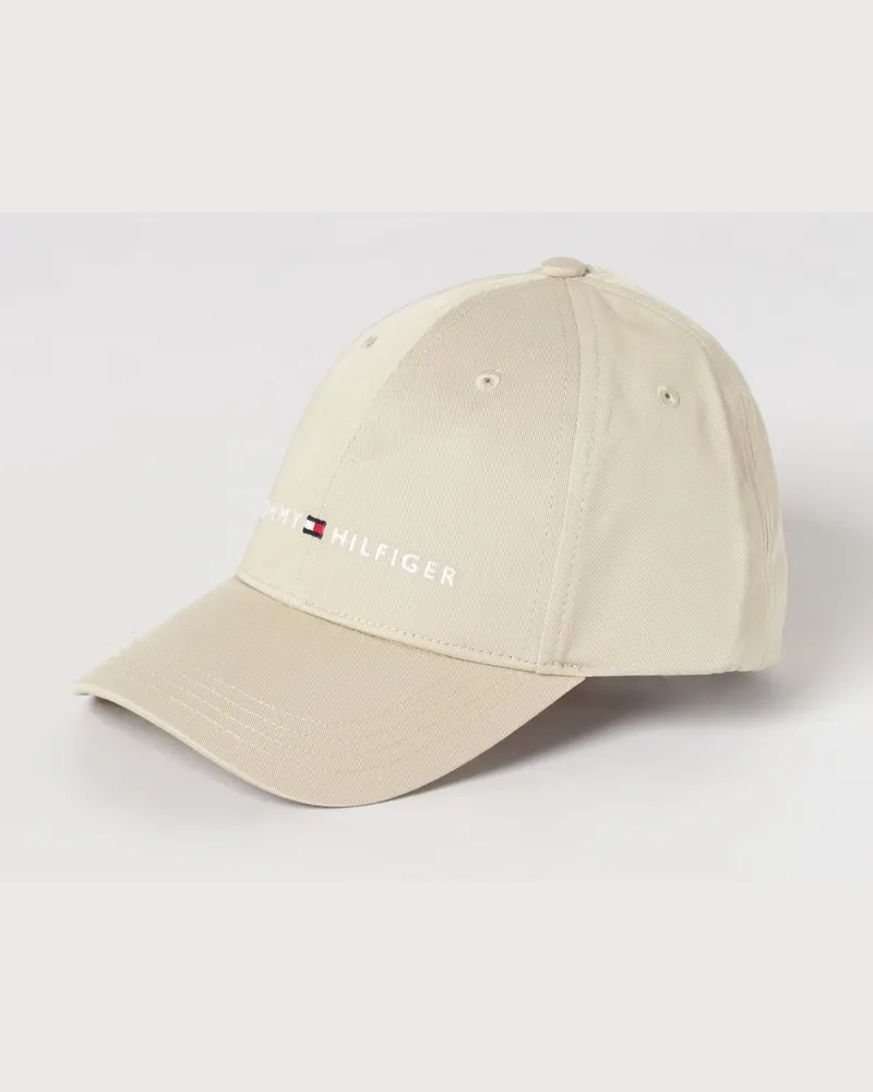 Tommy Hilfiger Baseballcap für Jungen aus Baumwolle mit Kontrastlogo Beige