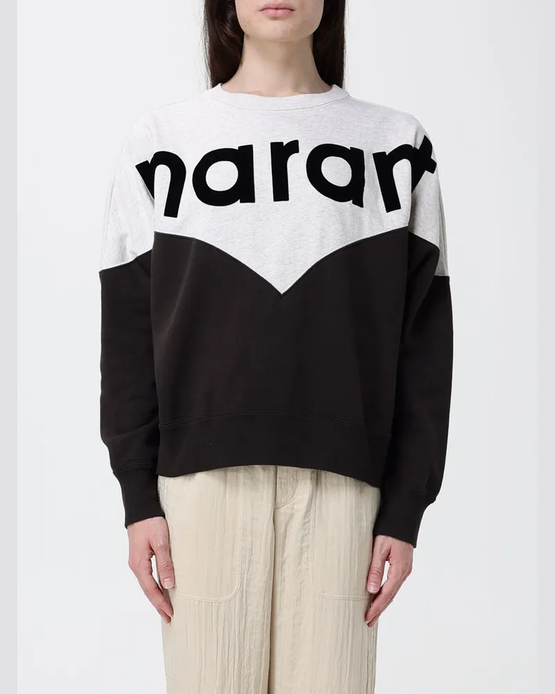 Étoile Isabel Marant Bicolor Sweatshirt Isabel Marant Étoile Schwarz