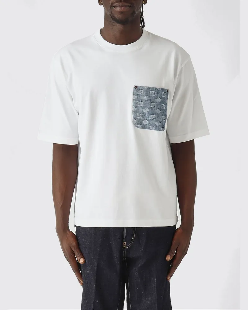 Dsquared2 T-shirt herren Weiß