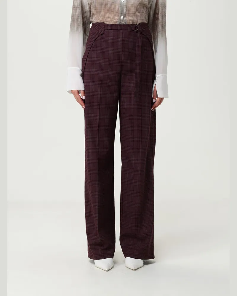 Patrizia Pepe Hose damen Burgunderrot