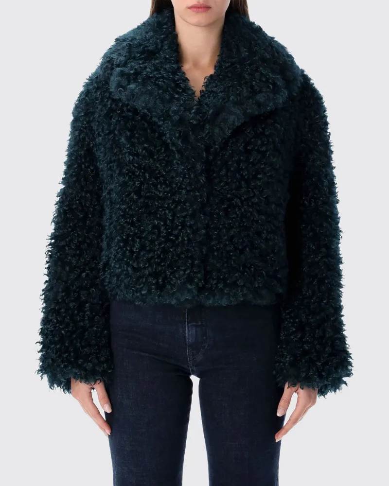 STAND Mantel damen Petroleum