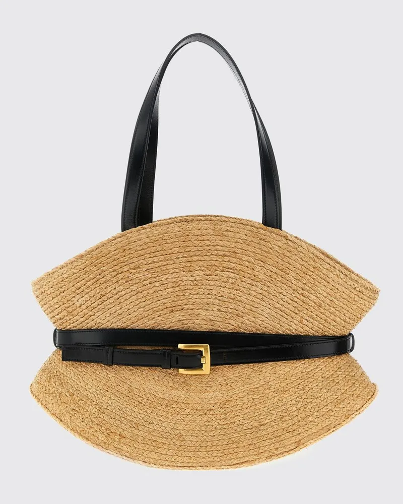 Balmain Schultertasche damen Beige