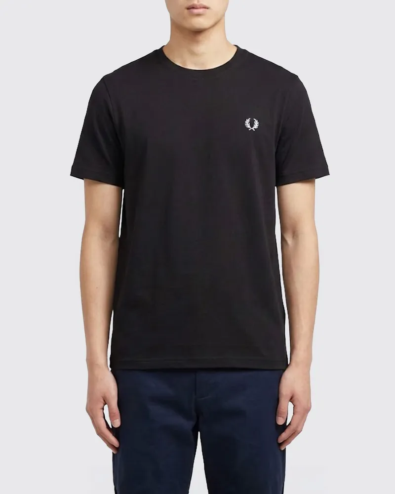 Fred Perry T-shirt herren Schwarz