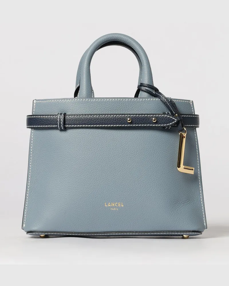 Lancel Faubourg Tasche aus genarbtem Leder Yellow