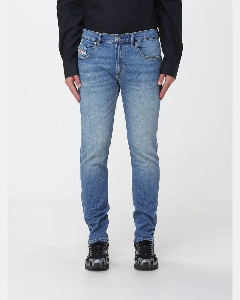 Diesel D-Strukt Slim Fit Denim Jeans Blau
